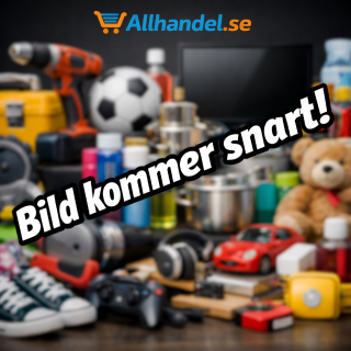 Product display with various items including toys and tools, featuring the brand 'Allhandel.se'.